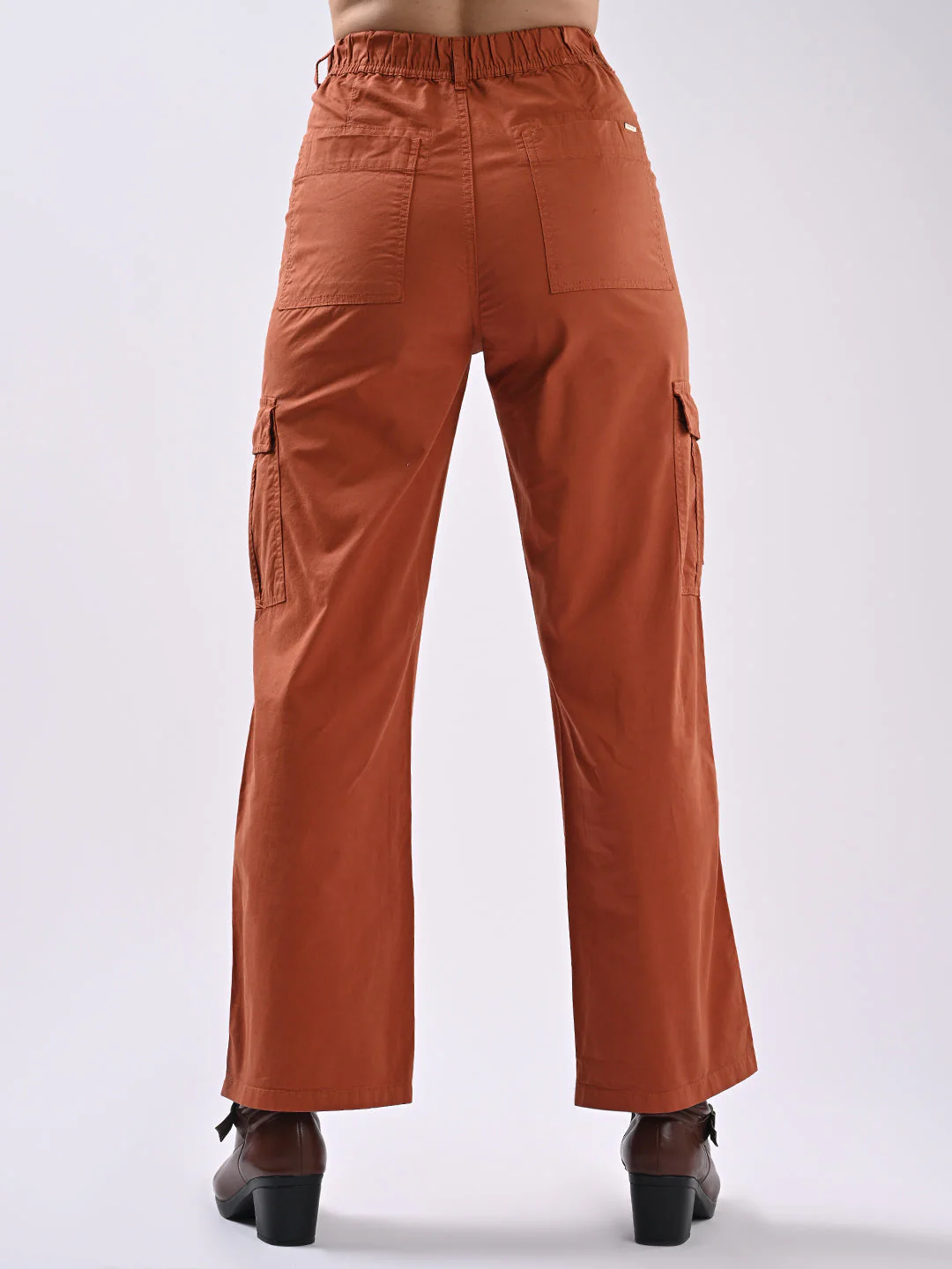 Women High-Rise Loose Fit Cargo - Image 3