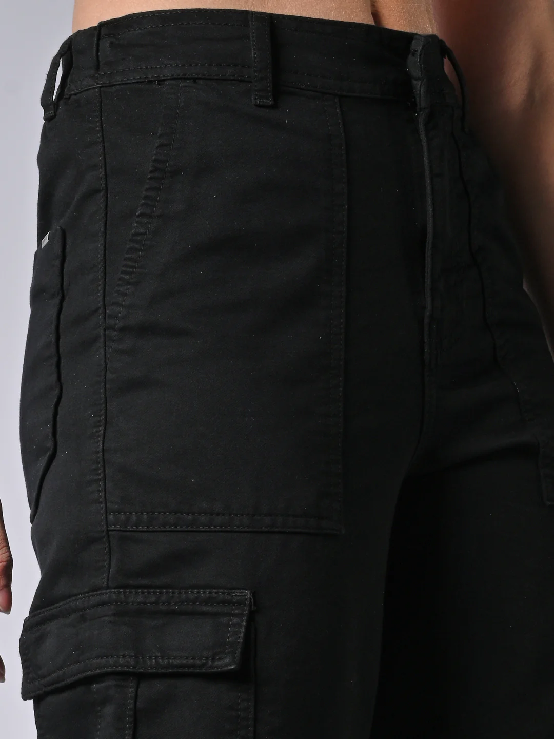 Women High-Rise Loose Straight Fit Cargo - Image 6