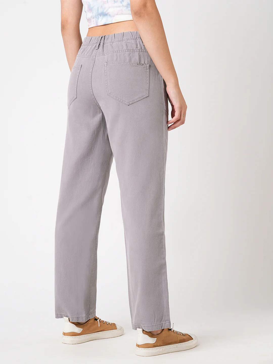 Women Grey High-Rise Loose Straight Fit Jeans - Image 3