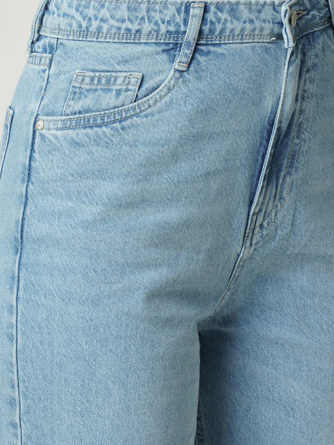 Women High-Rise Loose Straight Fit Jeans - Image 5