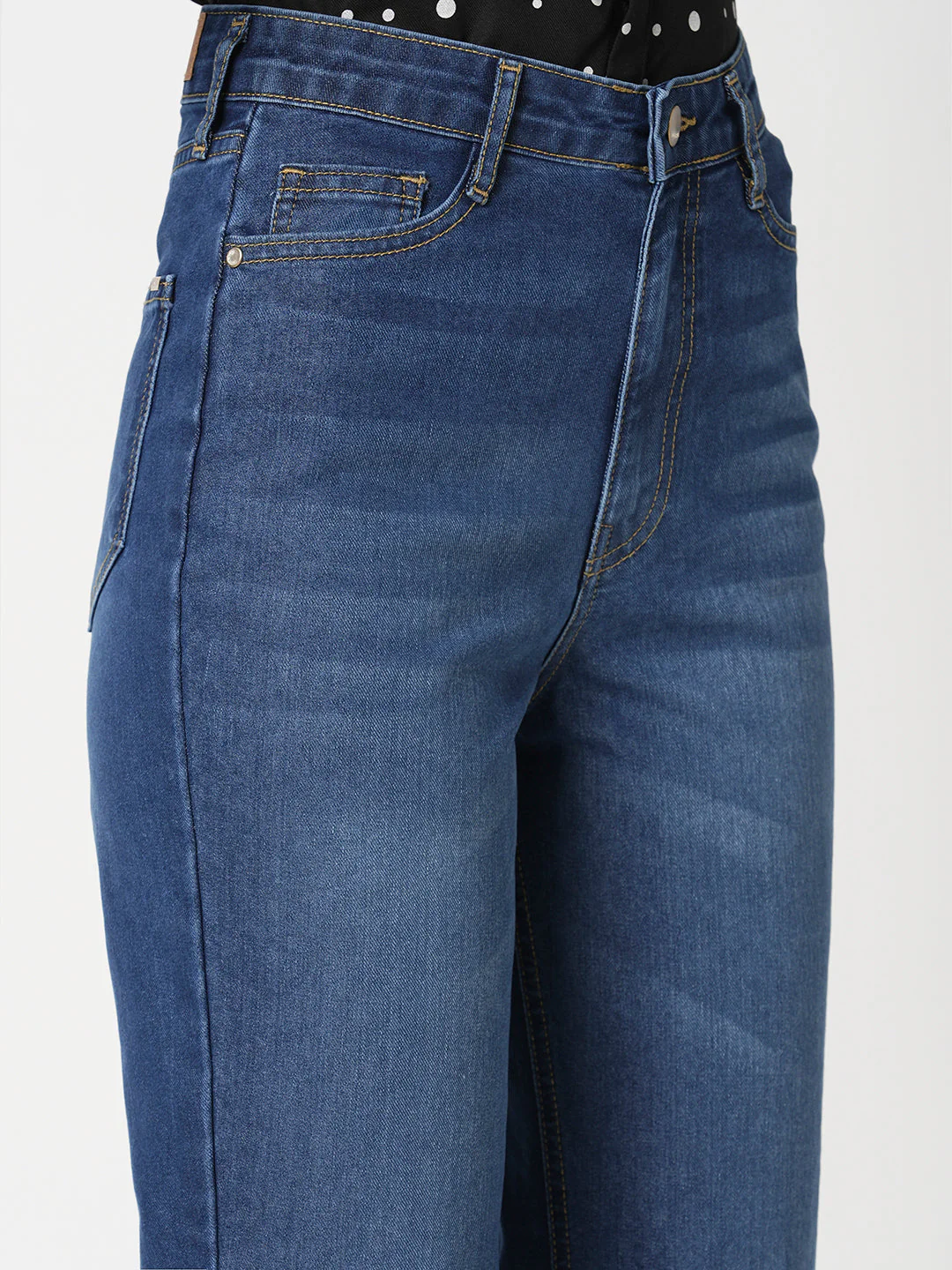 Women High-Rise Loose Straight Fit Jeans - Image 5