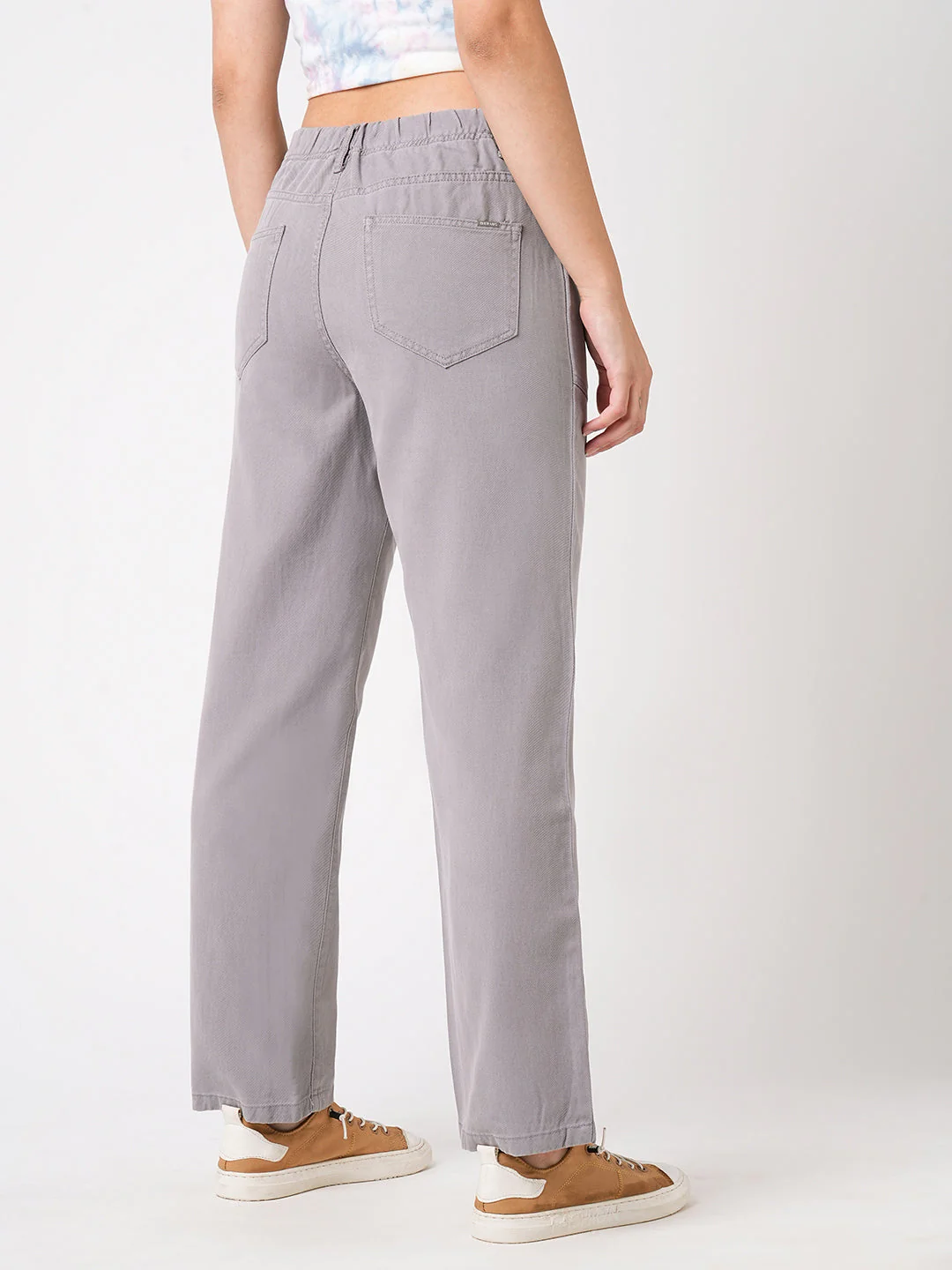 Women Grey High-Rise Loose Straight Fit Jeans - Image 3