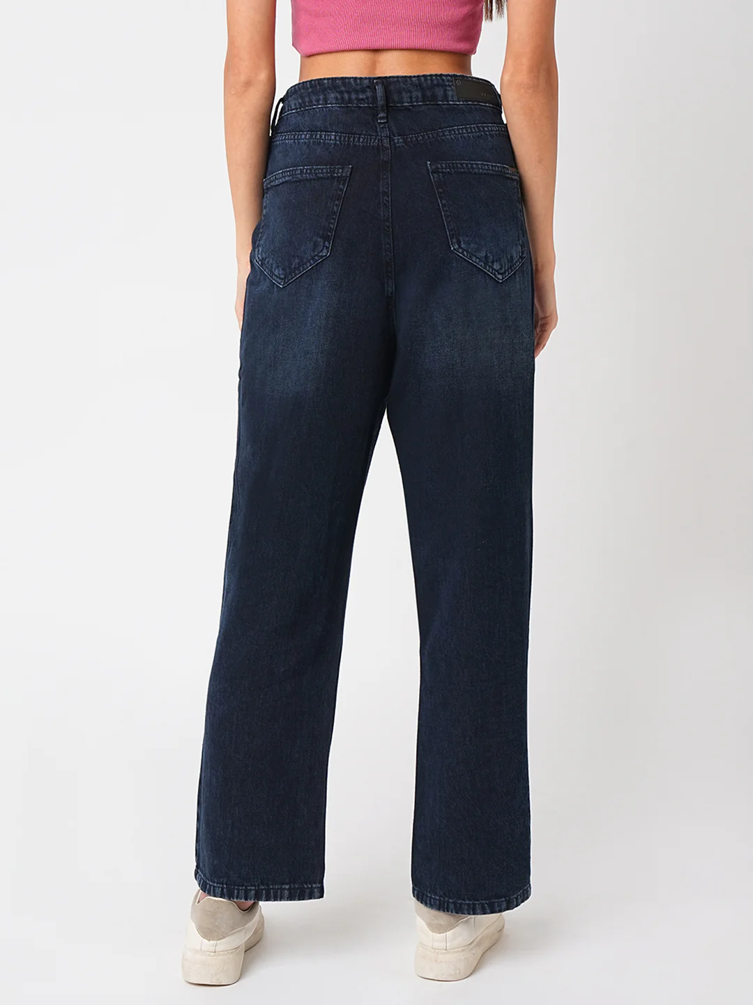 Women High-Rise Loose Straight Jeans - Image 5