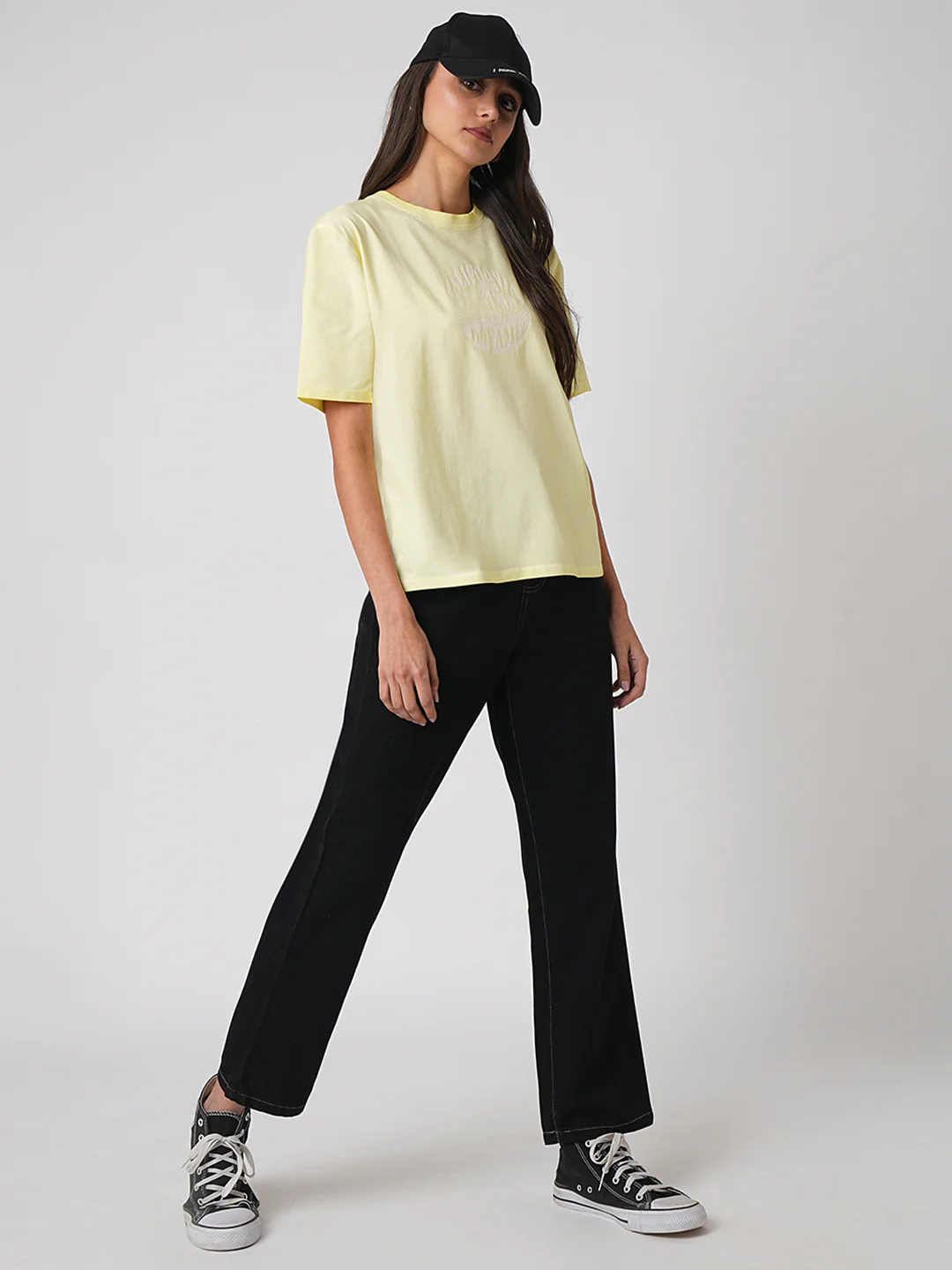 Women High-Rise Loose Straight Jeans - Image 2