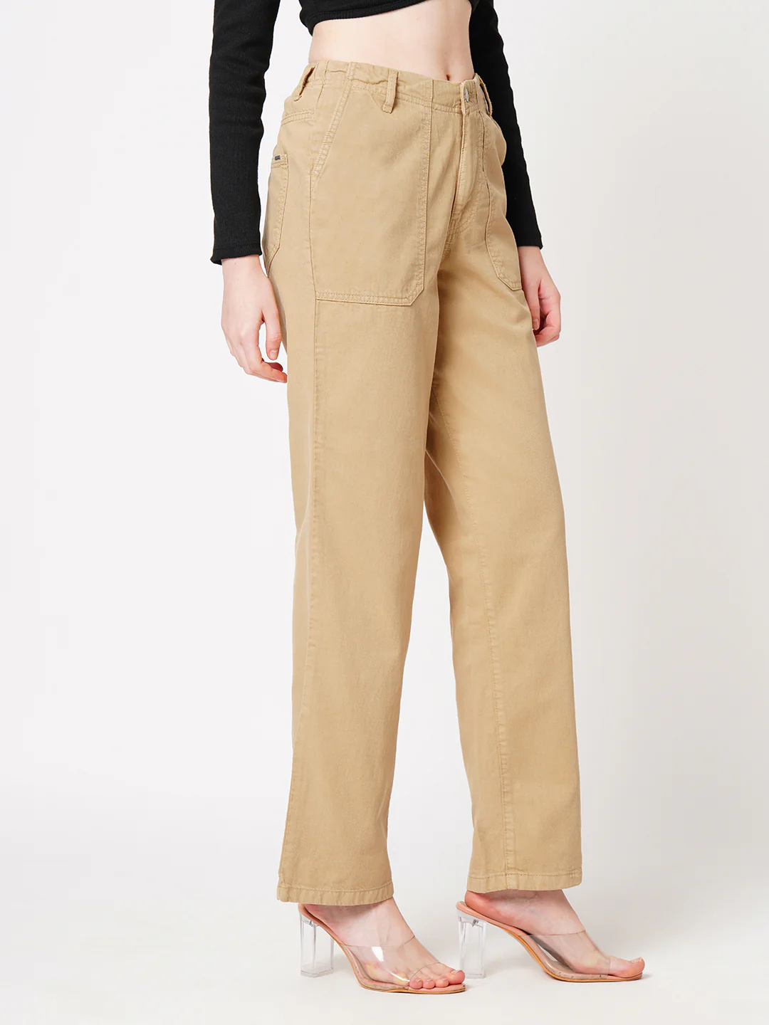 Women High-Rise Loose Straight Jeans - Image 5