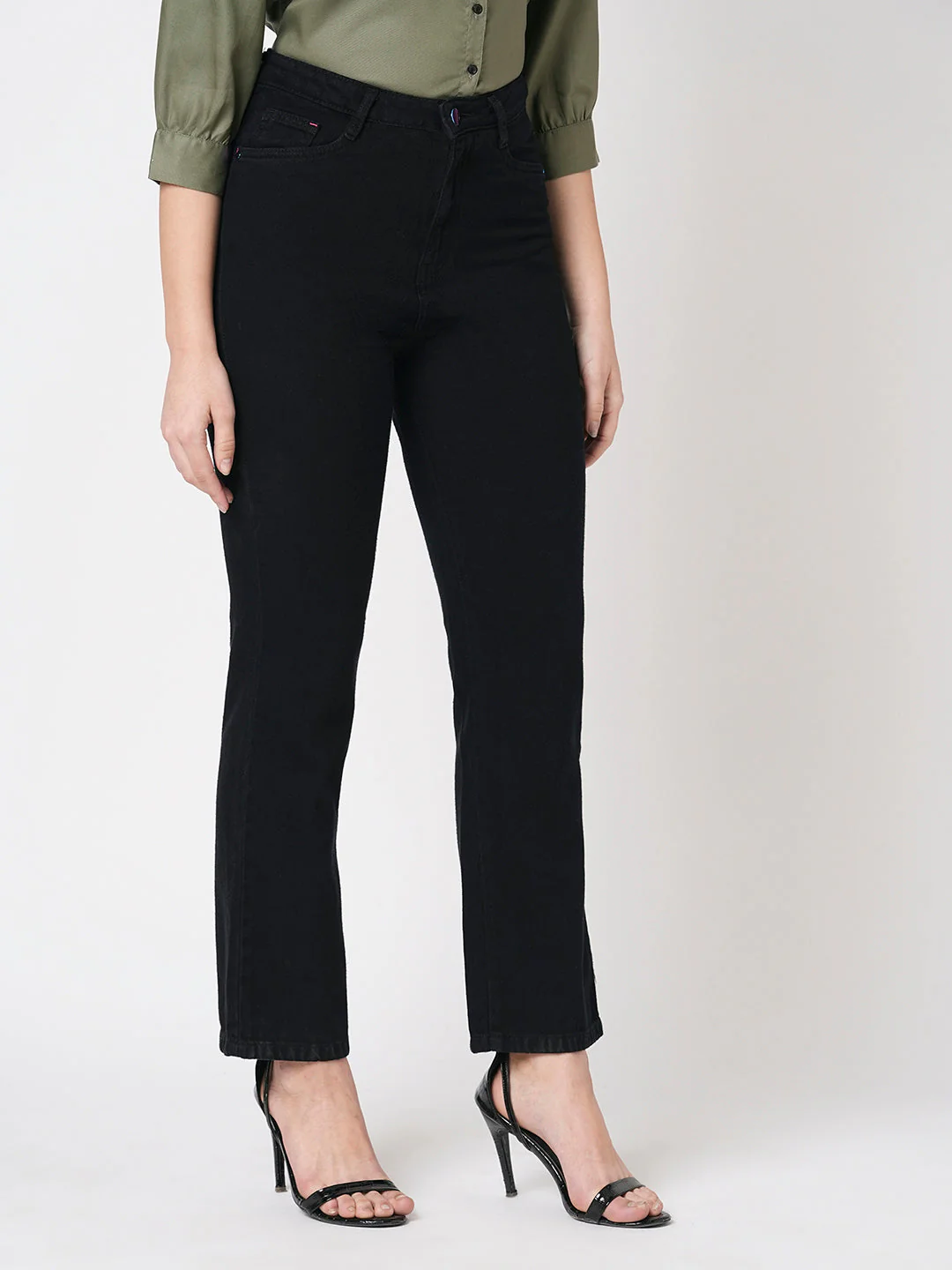 Women High-Rise Loose Straight Jeans - Image 5