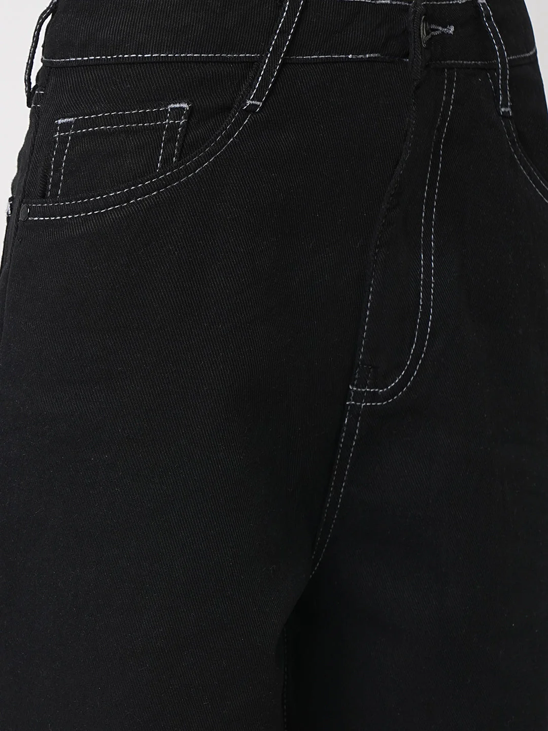Women High-Rise Loose Straight Jeans - Image 5