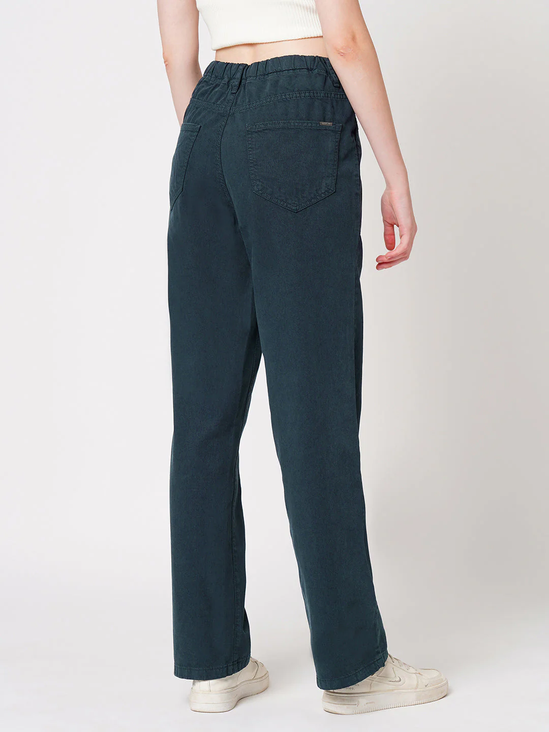 Women High-Rise Loose Straight Jeans - Image 3