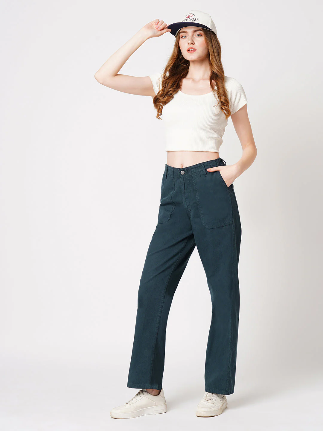 Women High-Rise Loose Straight Jeans - Image 4
