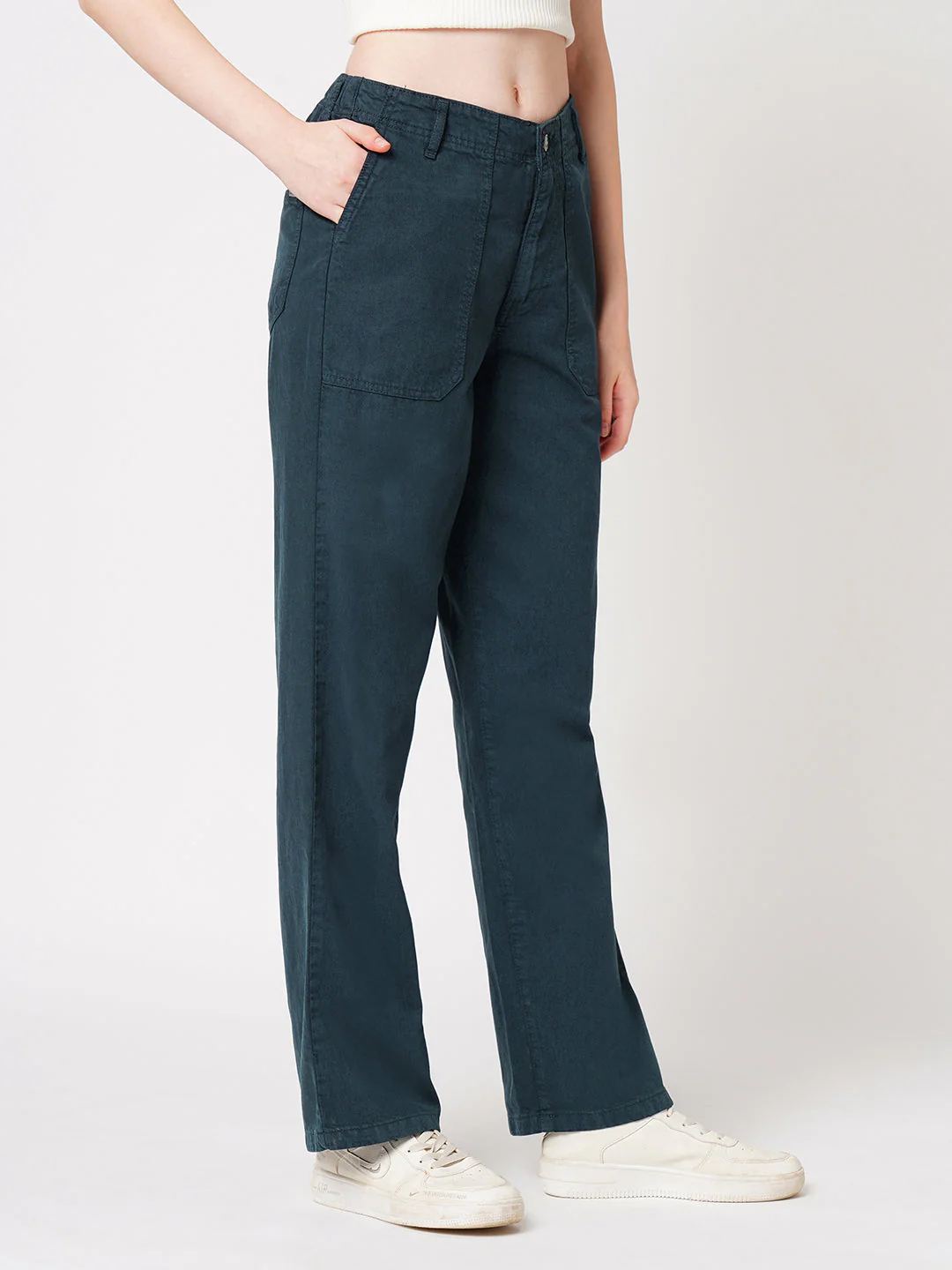 Women High-Rise Loose Straight Jeans - Image 5
