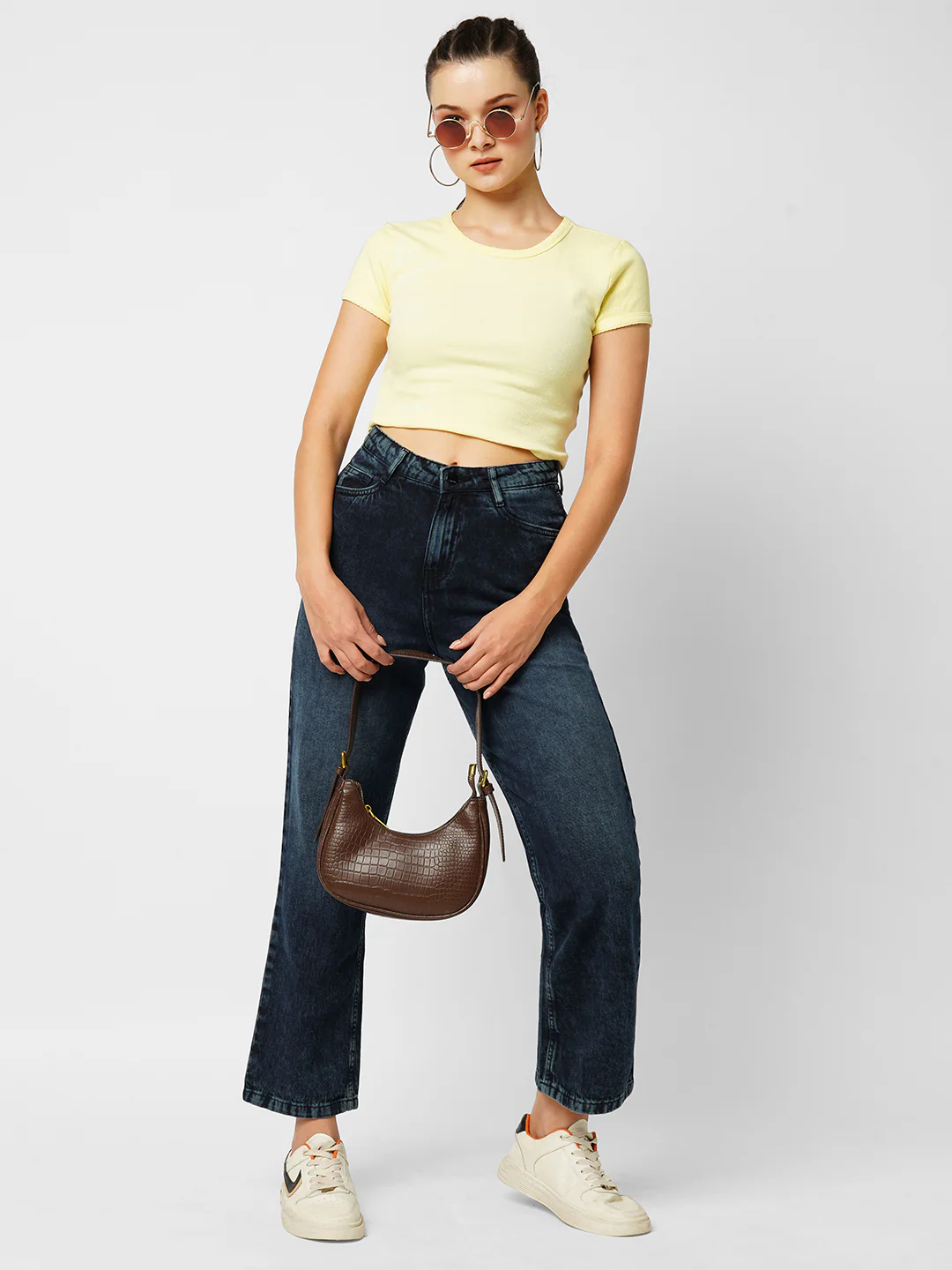 Women High-Rise Loose Straight Jeans - Image 4