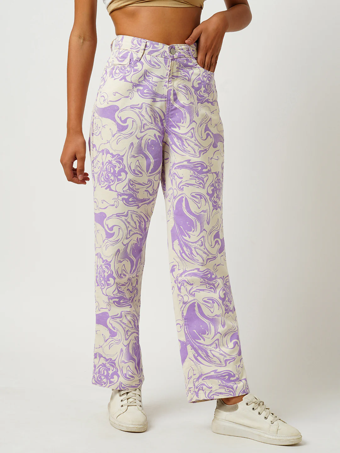 Women High-Rise Loose Straight Fit Jeans - Image 5