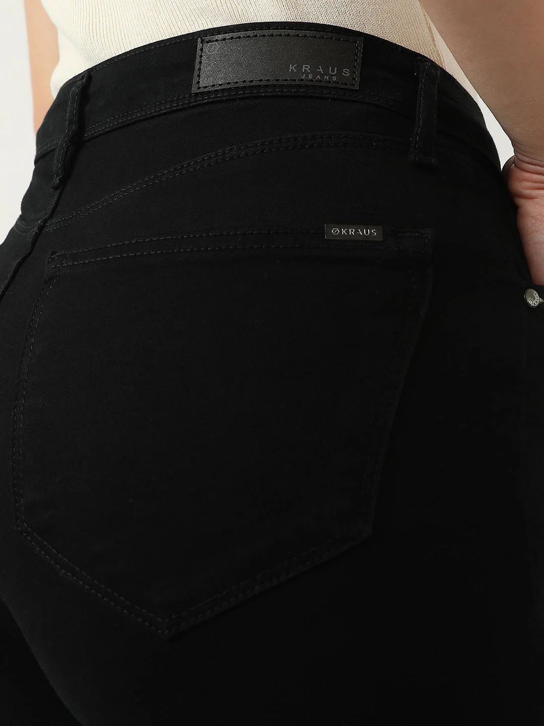 Women High-Rise Mini Flare Jeans - Image 6