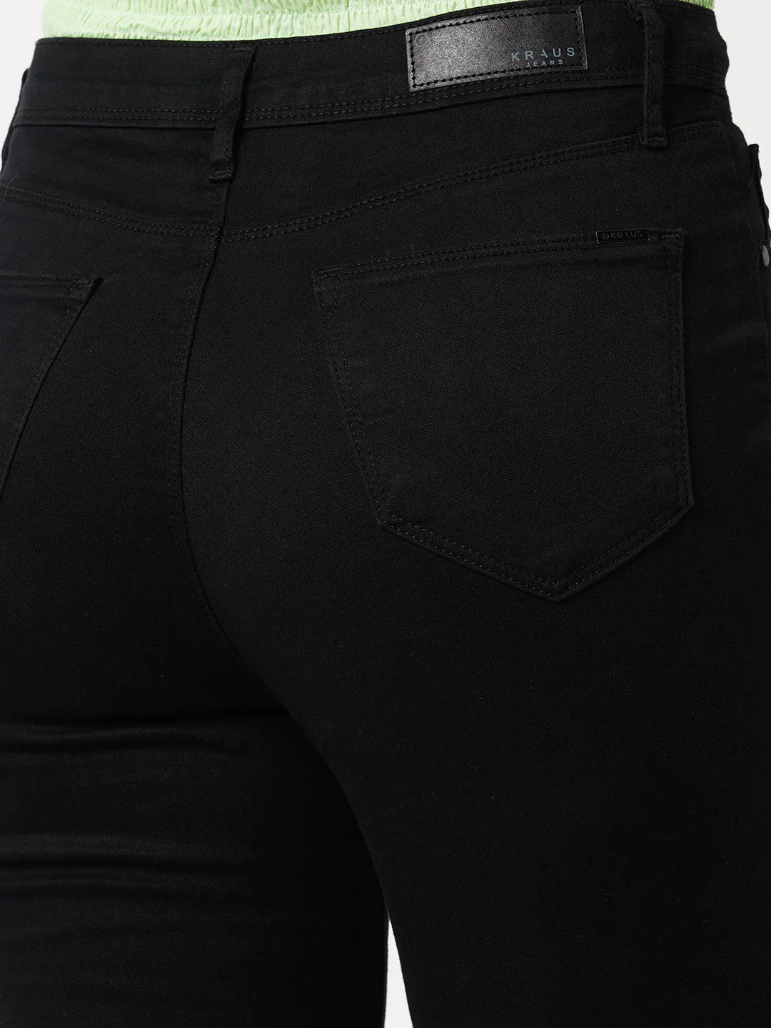 Women High-Rise Mini Flare Jeans - Image 6
