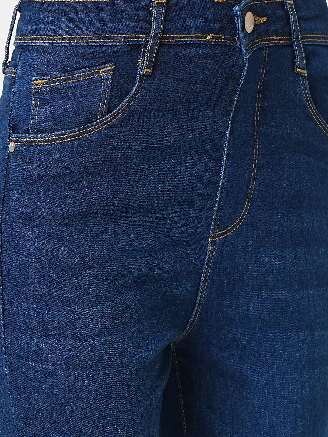 Women High-Rise Mini Flare Jeans - Image 5