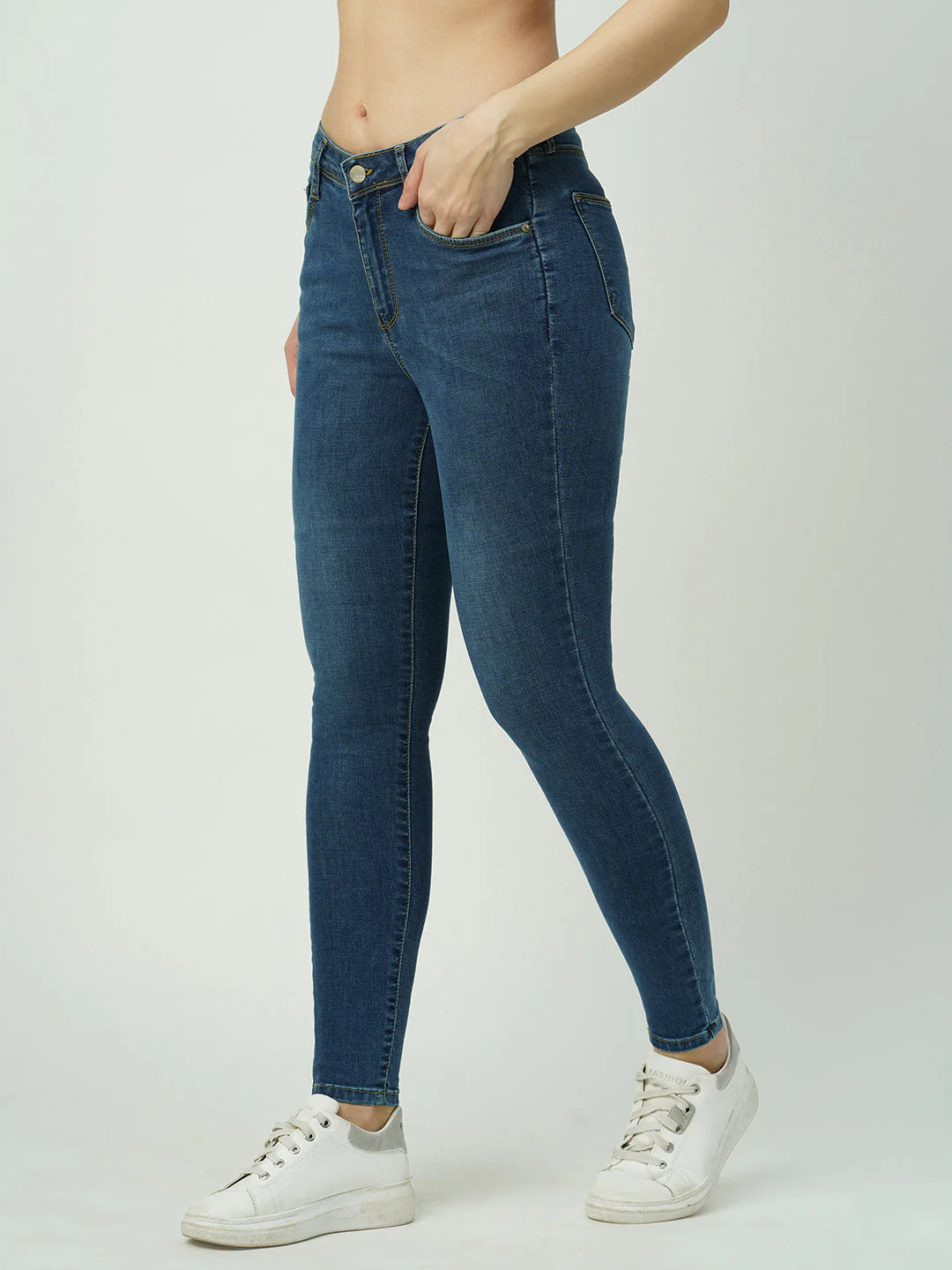 Women High-Rise Mini Flare Jeans - Image 7
