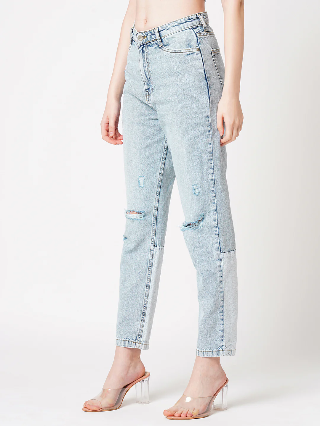 Women High-Rise Mom Fit Jeans - Image 6