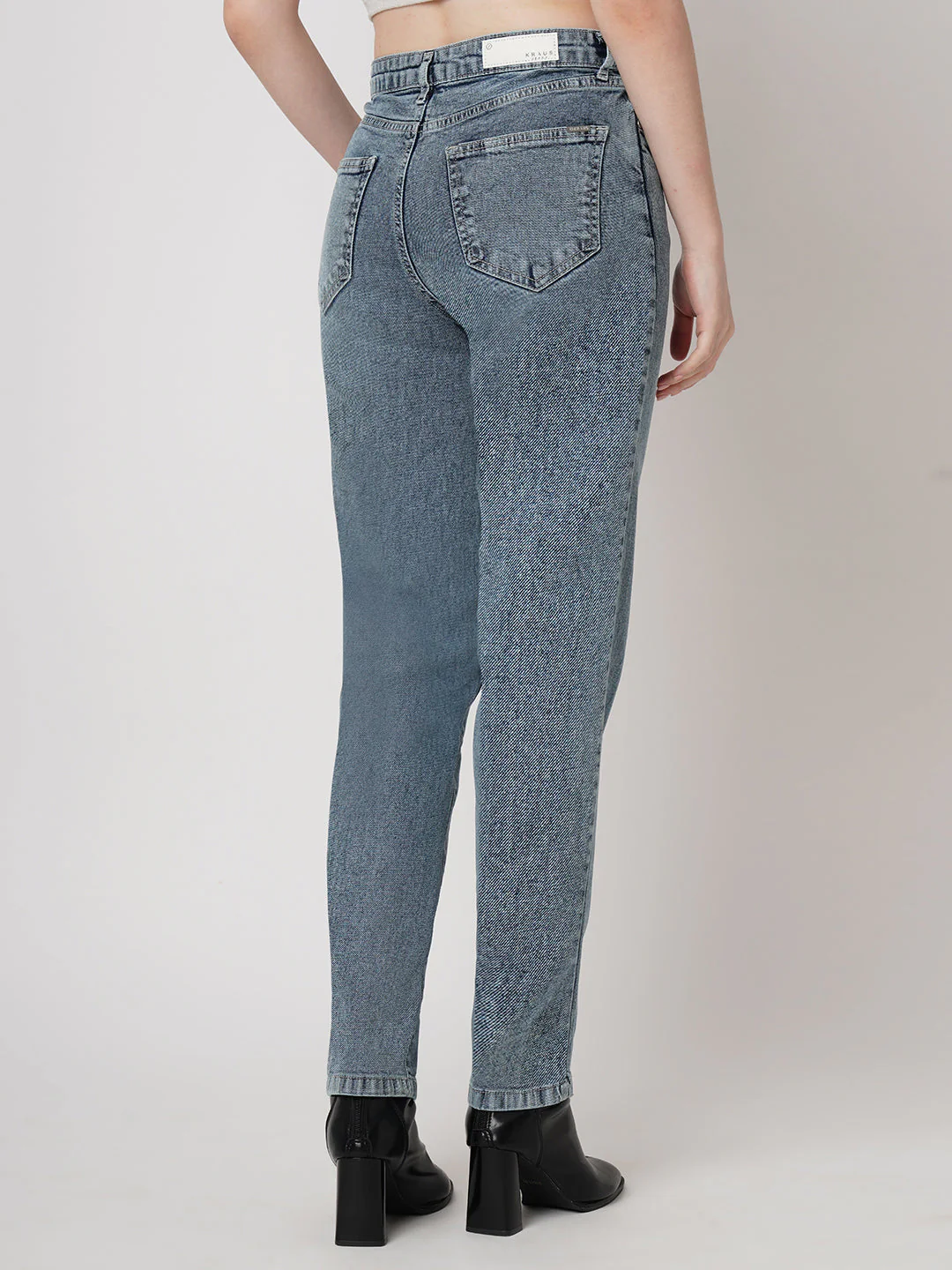 Women High-Rise Mom Jeans - Image 3