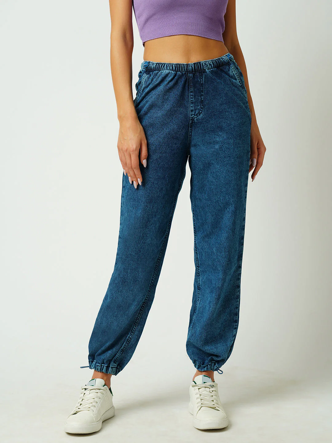 Women High-Rise Parachute Fit Jeans - Image 2