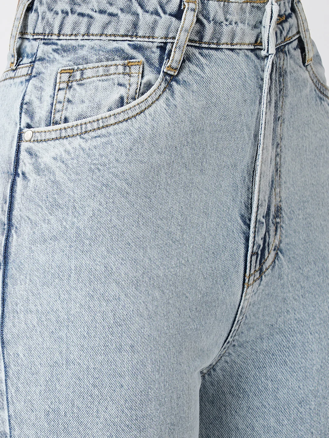 Women High-Rise Relaxed Straight Fit Jeans - Image 5