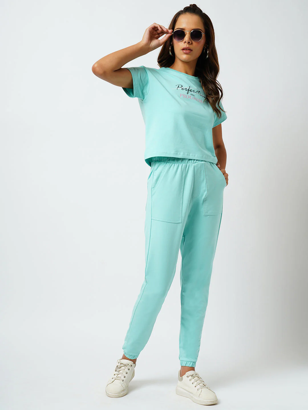 Women High-Rise Skinny Fit Denim Joggers - Image 4