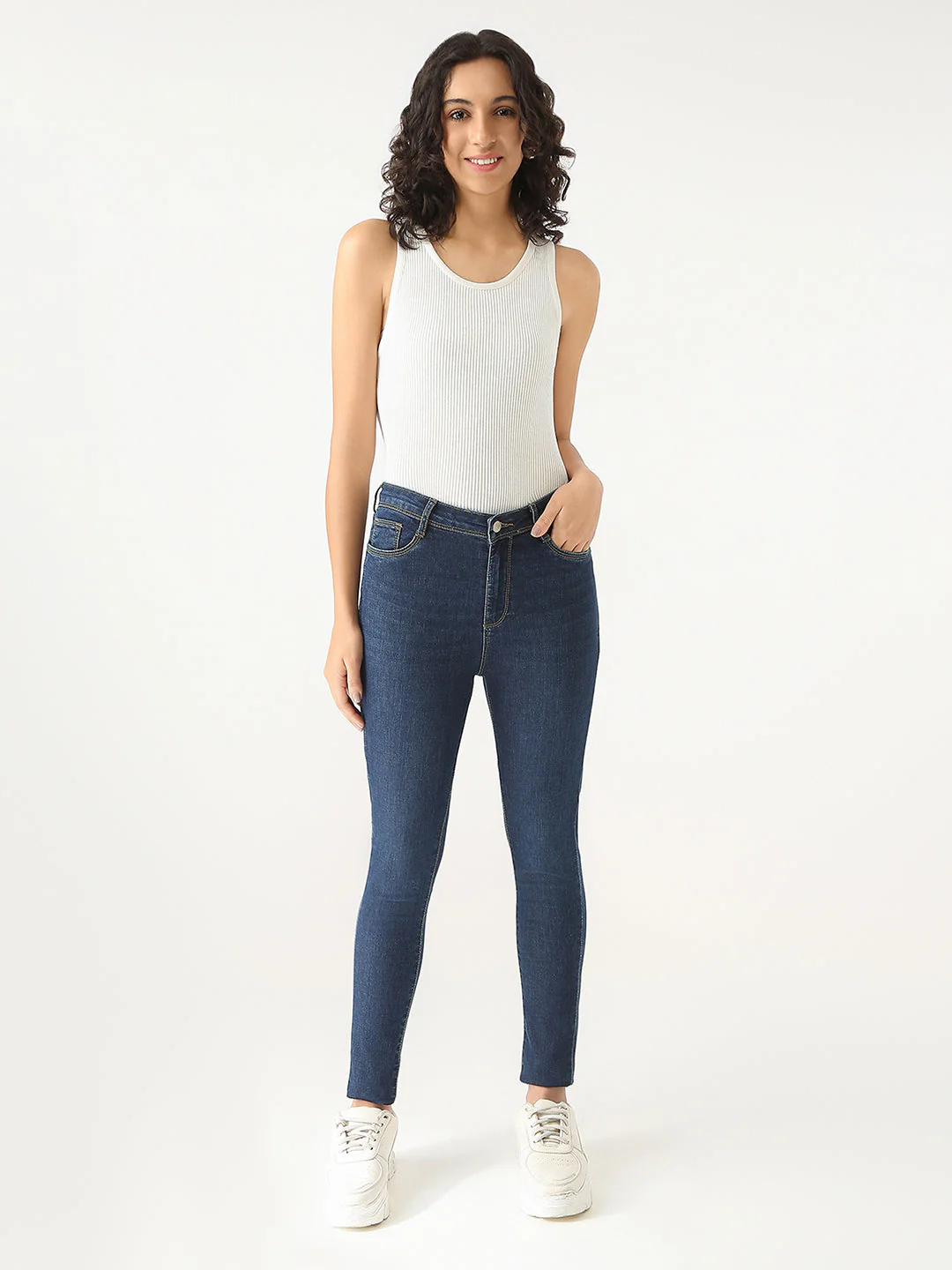Women High-Rise Skinny Fit Jeans - Image 4