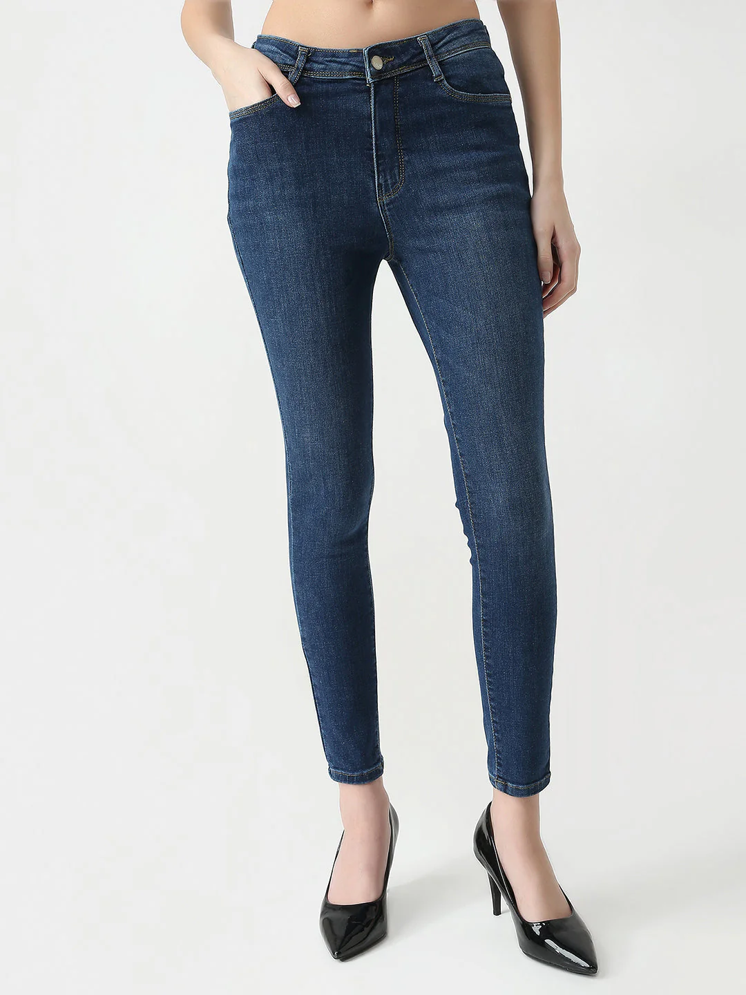 Women High-Rise Skinny Fit Jeans - Image 2
