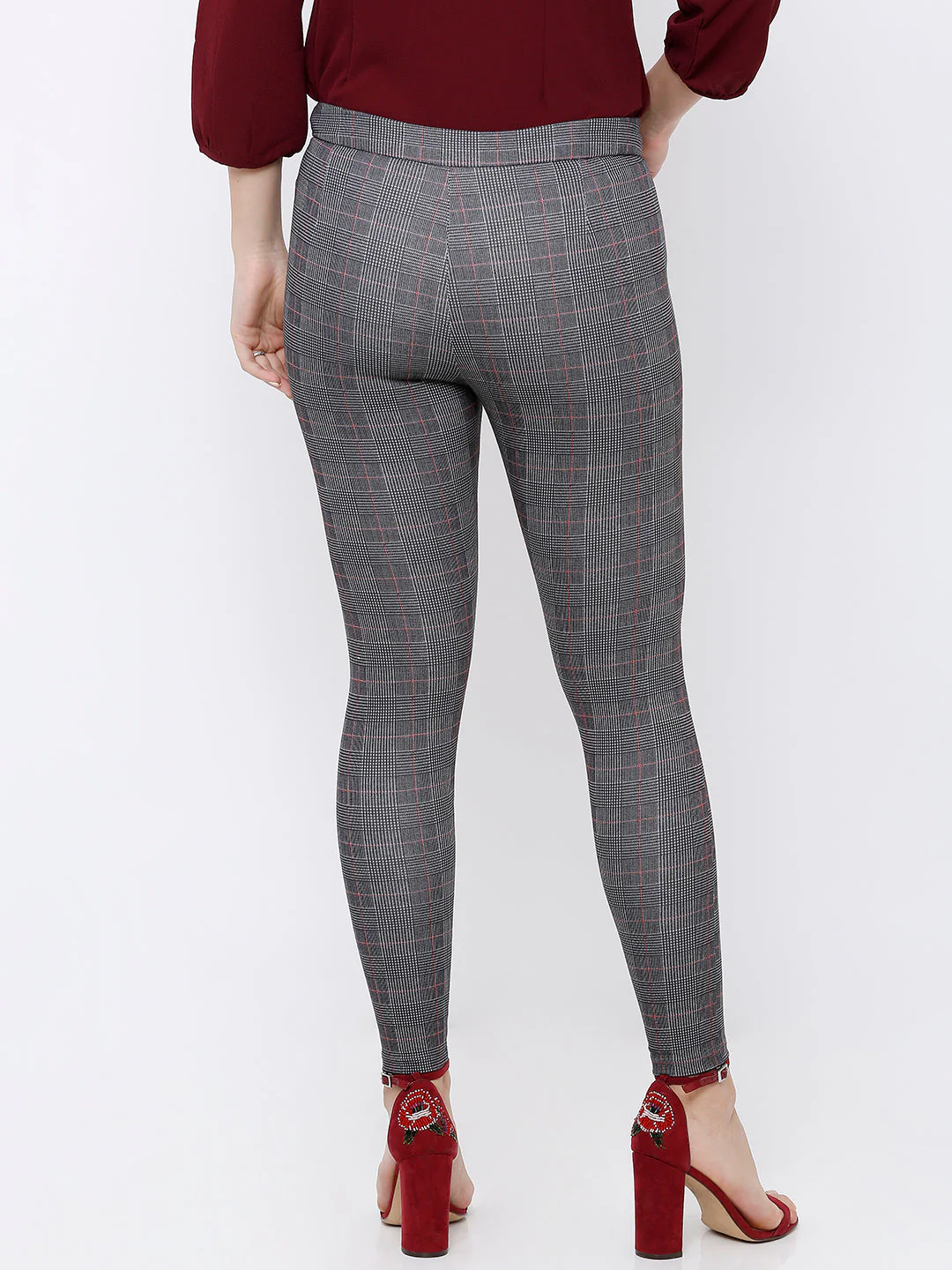 Women High-Rise Skinny Fit Treggings - Image 3