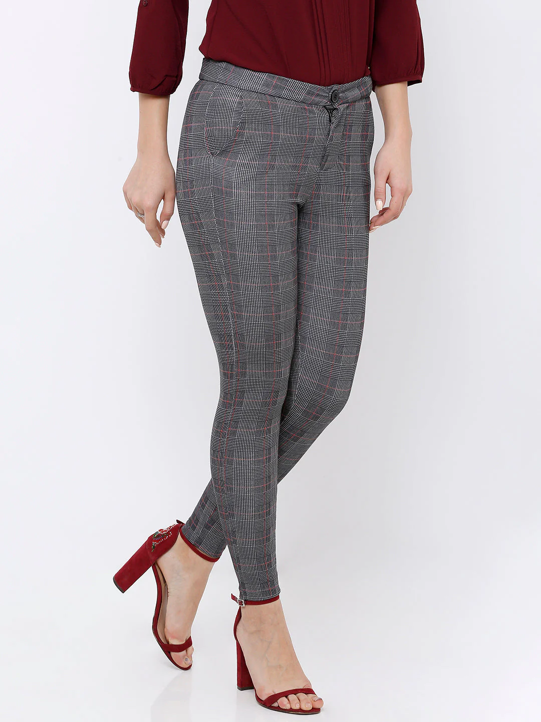 Women High-Rise Skinny Fit Treggings - Image 4
