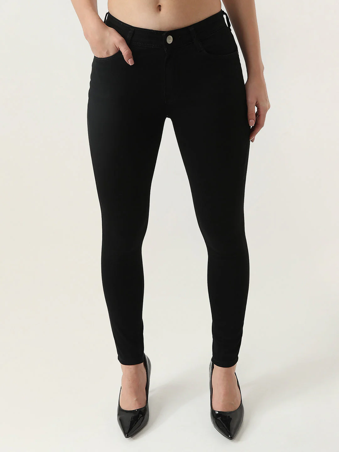 Women High-Rise Skinny Jeans - Image 2
