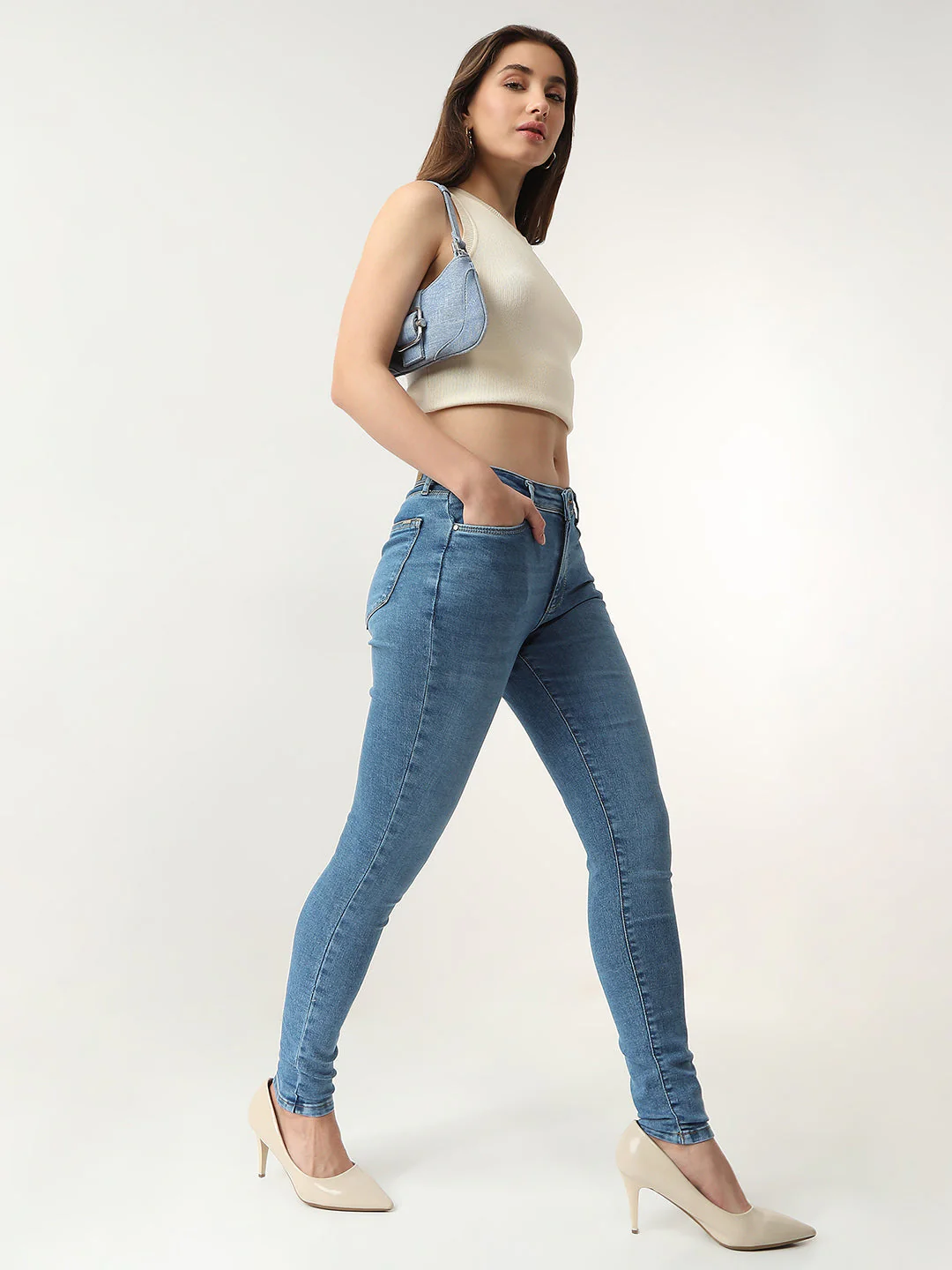 Women High-Rise Skinny Jeans