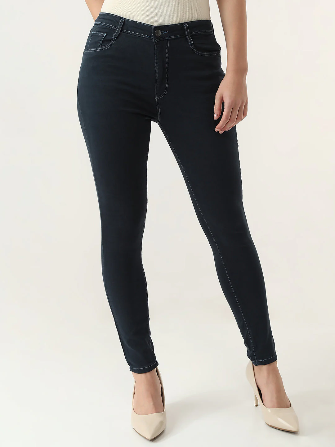 Women High-Rise Skinny Jeans - Image 2