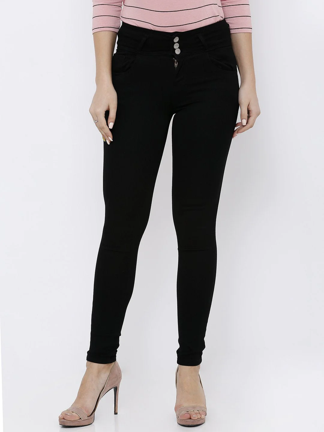 Women High-Rise Skinny Jeans - Image 2