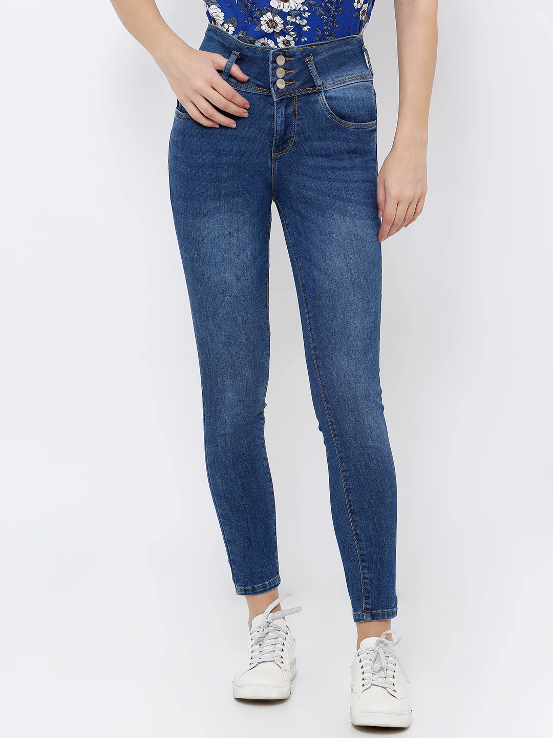 Women High-Rise Skinny Jeans - Image 2