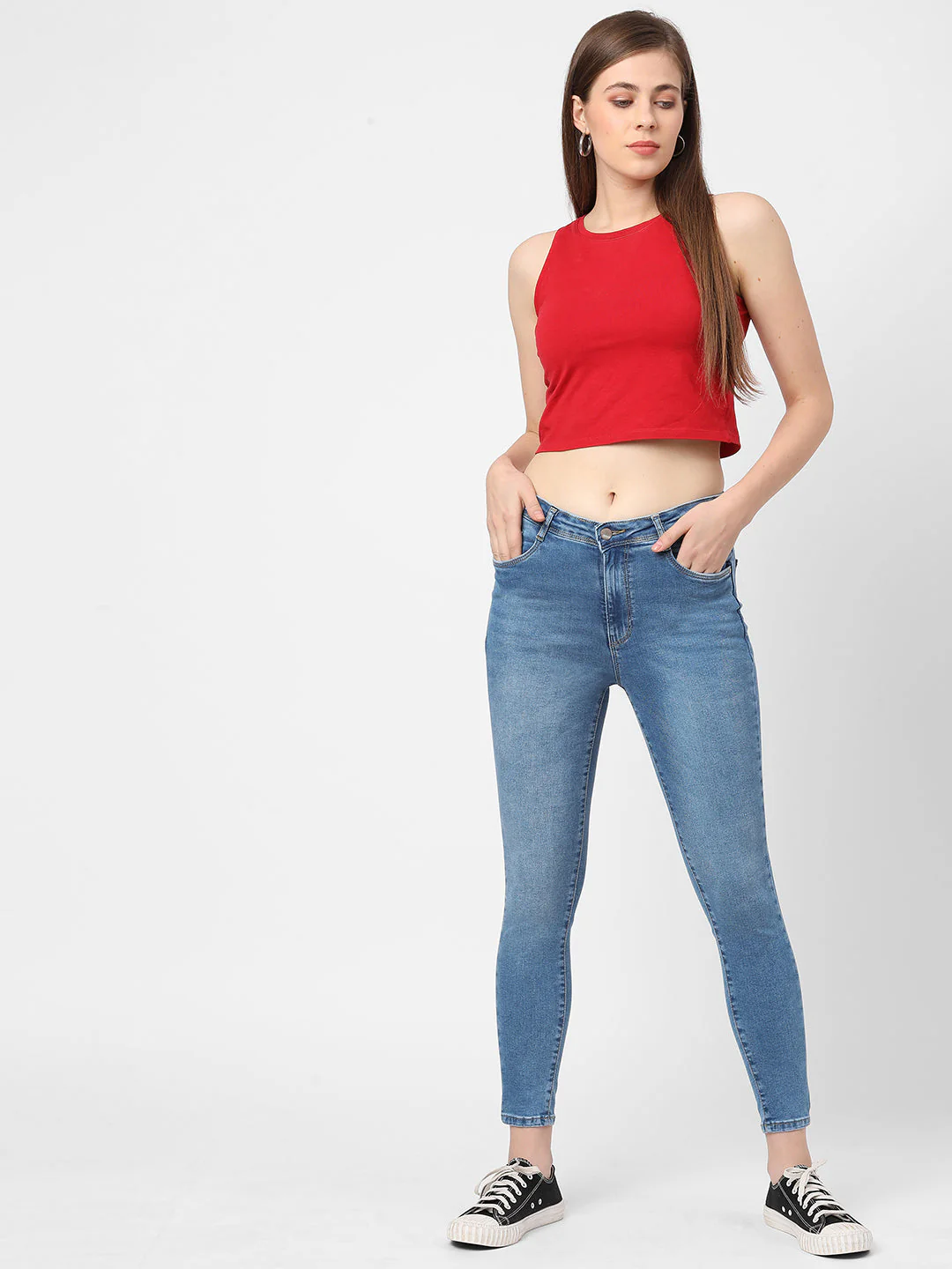 Women High-Rise Skinny Jeans - Image 2