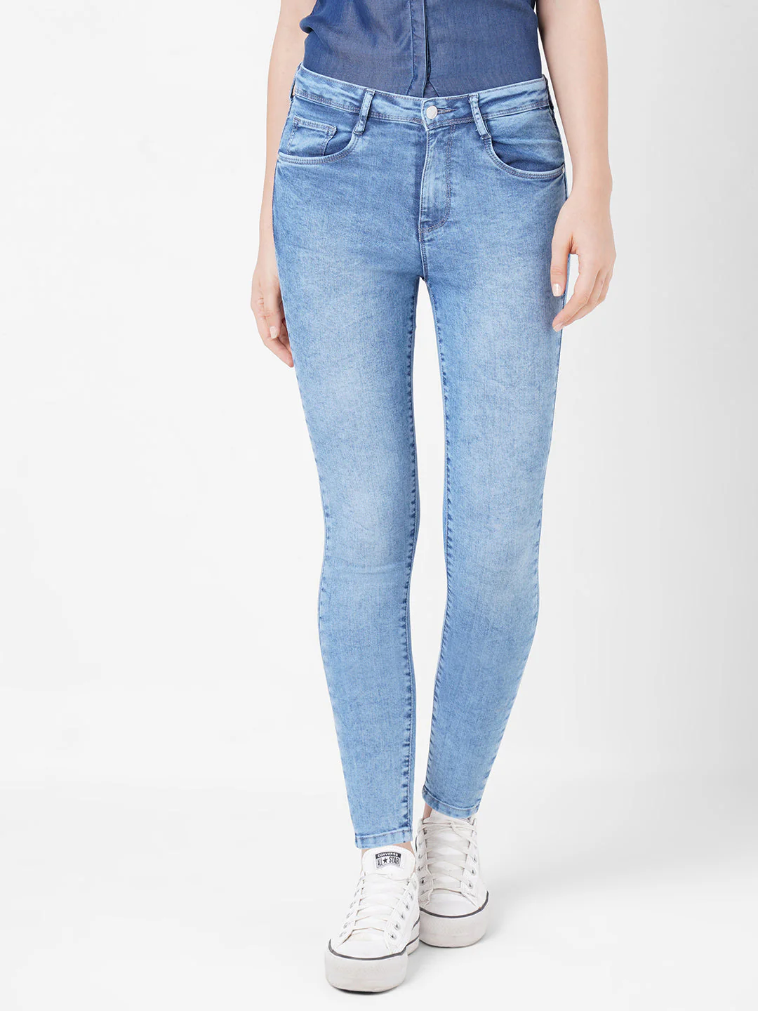 Women High-Rise Skinny Jeans - Image 2