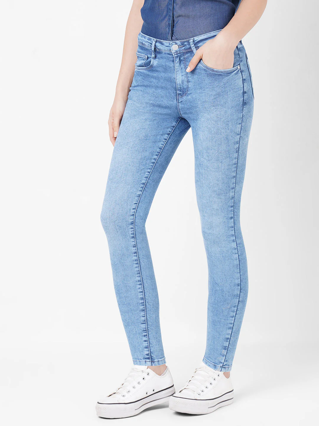 Women High-Rise Skinny Jeans - Image 6