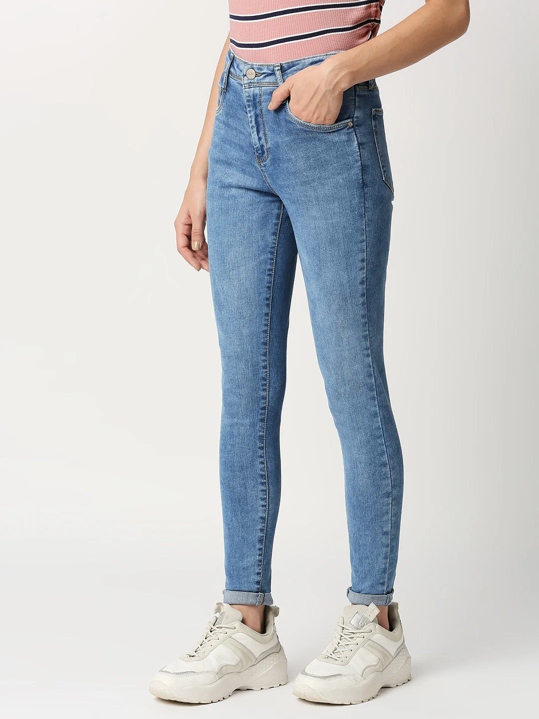Women High-Rise Skinny Jeans - Image 5