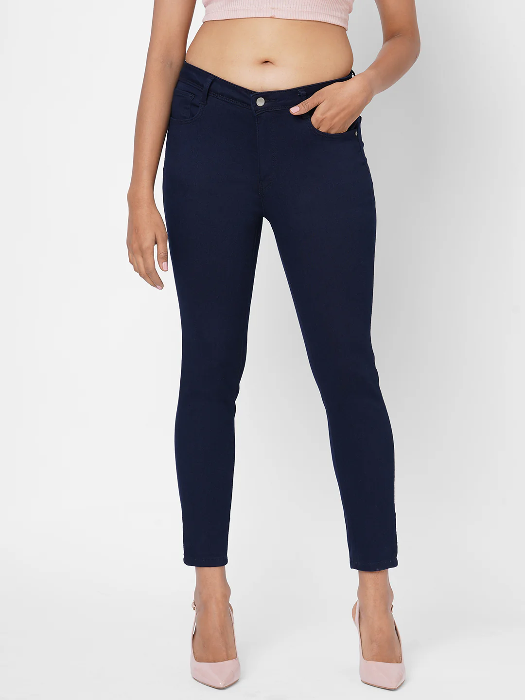 Women High-Rise Skinny Jeans - Image 2