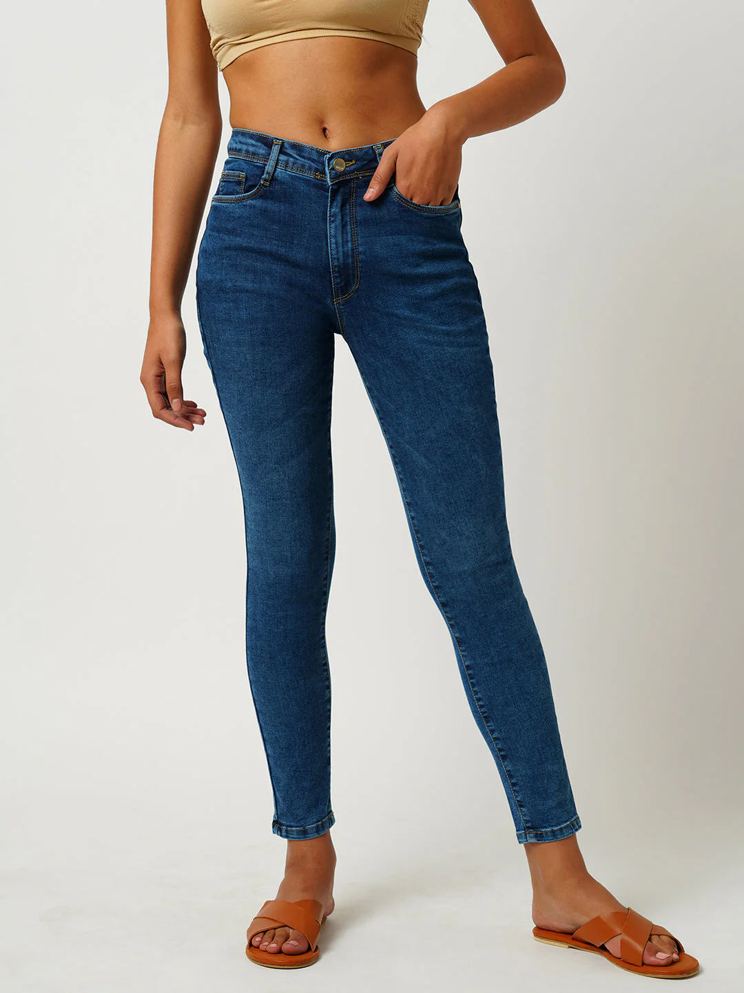 Women High-Rise Skinny Jeans - Image 2