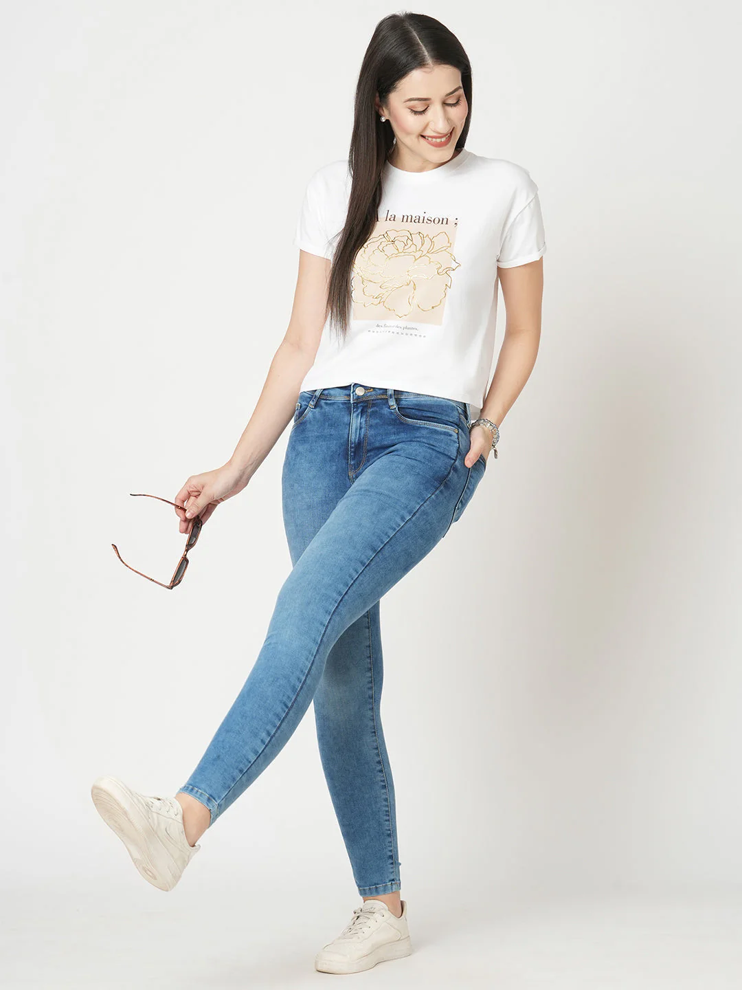 Women High-Rise Skinny Jeans - Image 3