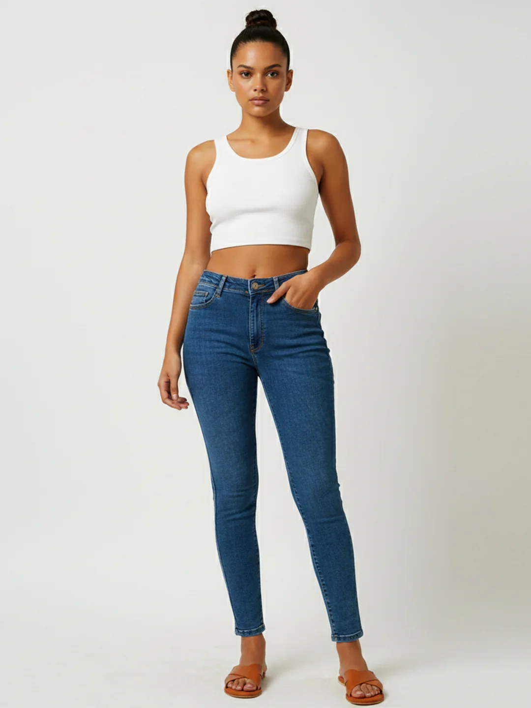 Women High-Rise Skinny Jeans - Image 5
