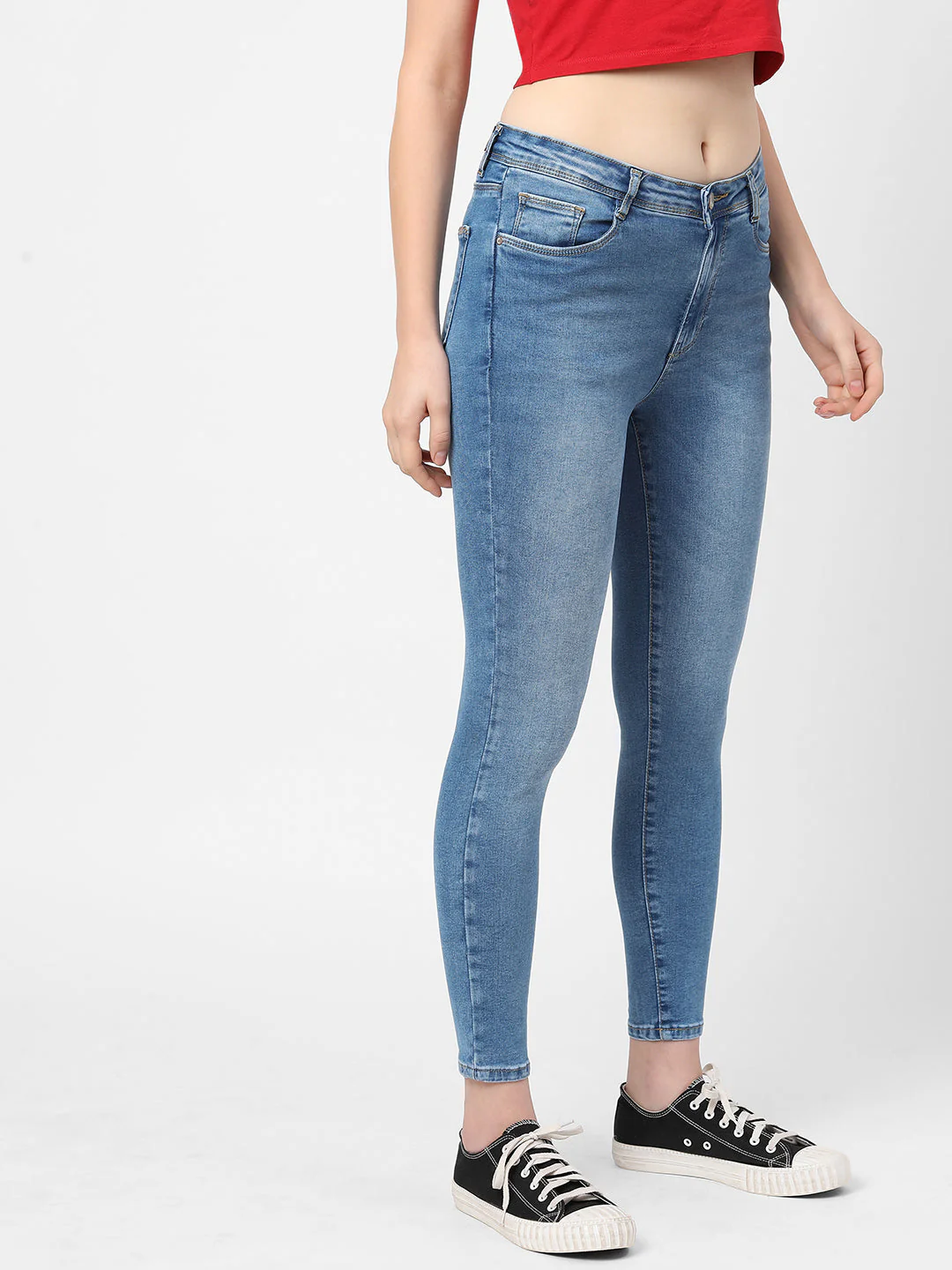 Women High-Rise Skinny Jeans - Image 4
