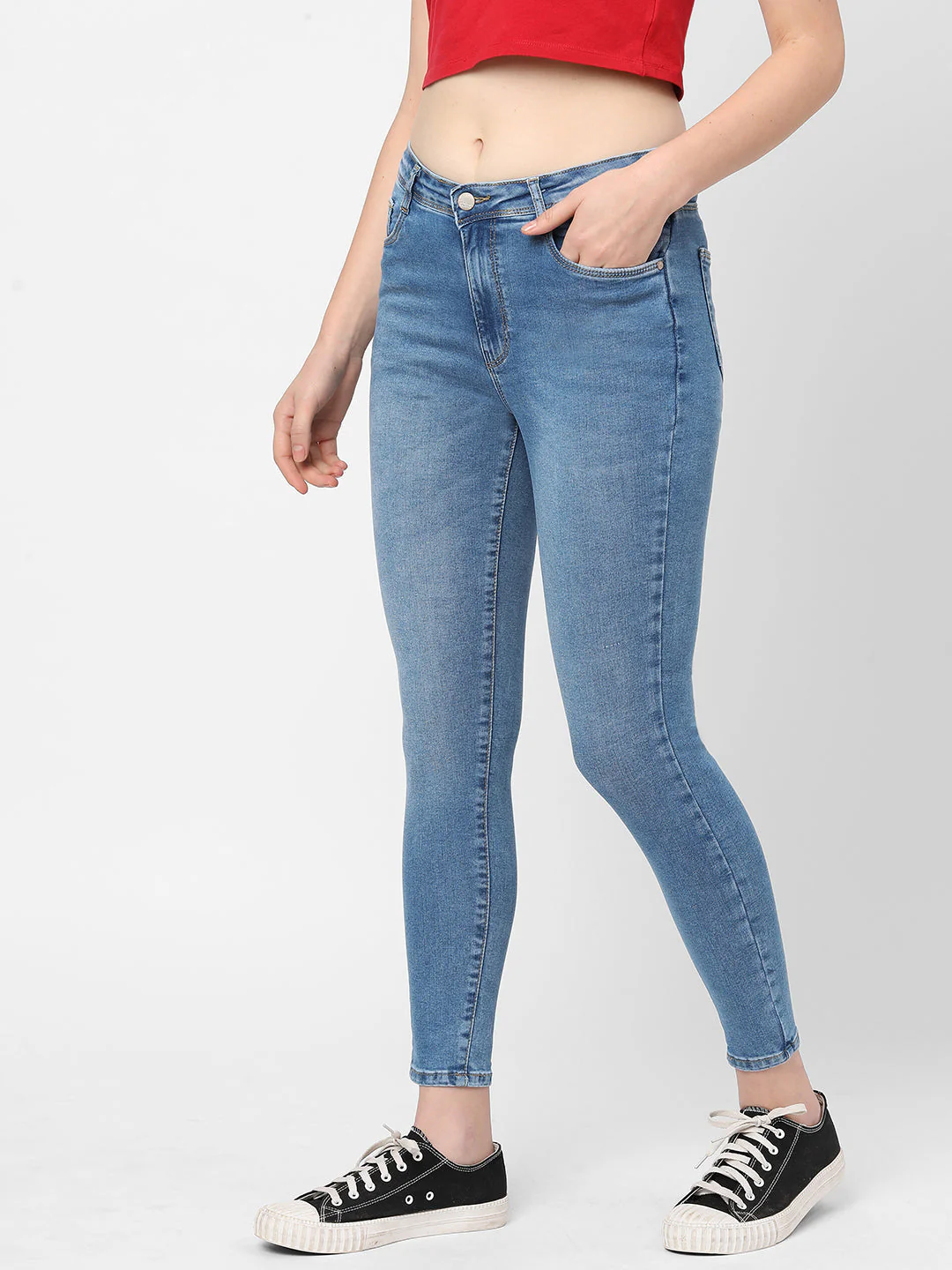 Women High-Rise Skinny Jeans - Image 6