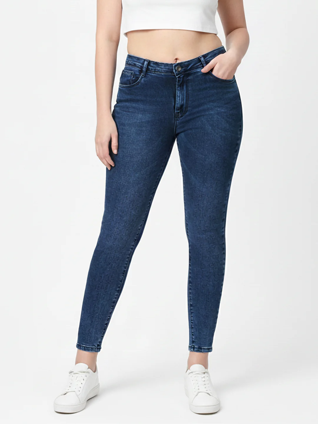 Women High-Rise Skinny Jeans - Image 2
