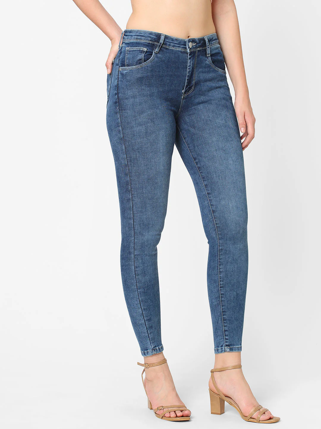 Women High-Rise Skinny Jeans - Image 4