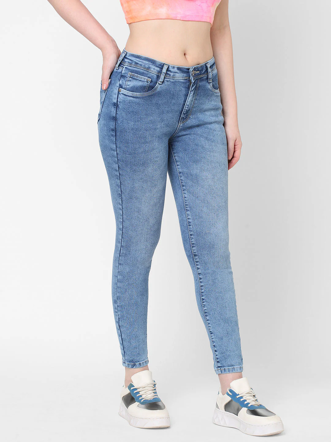 Women High-Rise Skinny Jeans - Image 5