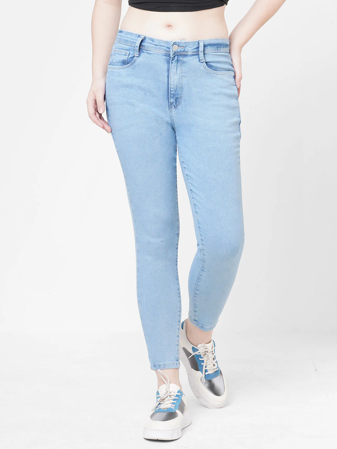 Women High-Rise Skinny Jeans - Image 2