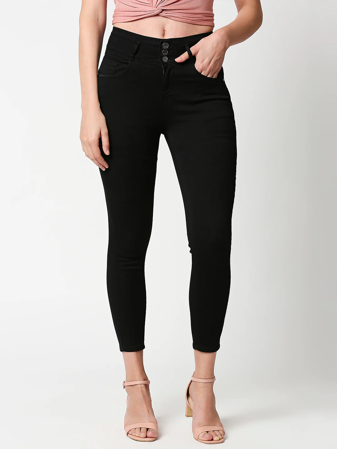 Women High-Rise Skinny Jeans - Image 2