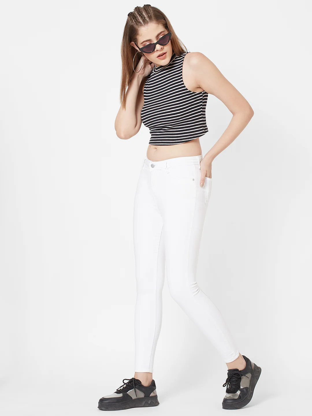 Women High-Rise Skinny Jeans - Image 2
